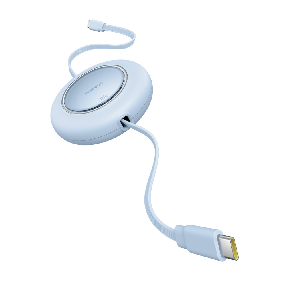 Free2Draw Mini 巻取式USBケーブル USB-C to USB-C 100W 1m 1.5m 2m