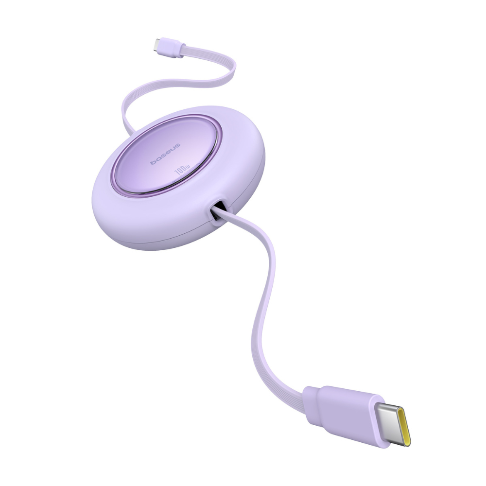 Free2Draw Mini 巻取式USBケーブル USB-C to USB-C 100W 1m 1.5m 2m